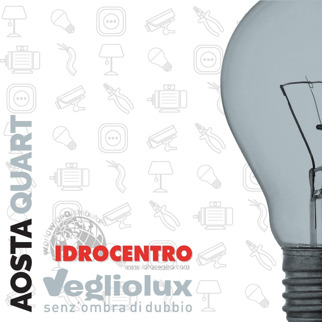 Aosta Quart: un punto vendita di Vegliolux per Illuminazione e elettroforniture