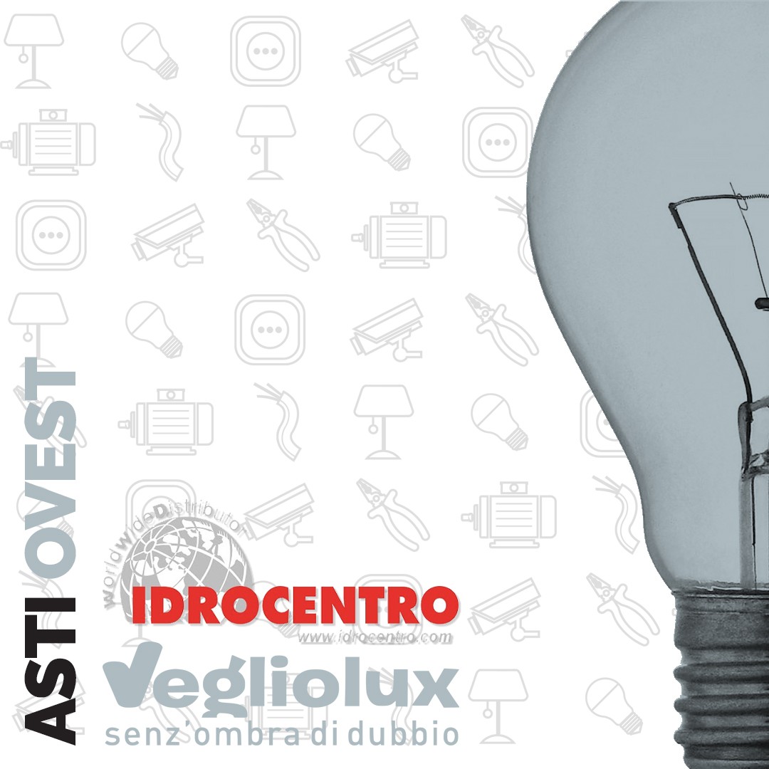 Asti Ovest: un punto vendita di Vegliolux per Illuminazione e elettroforniture