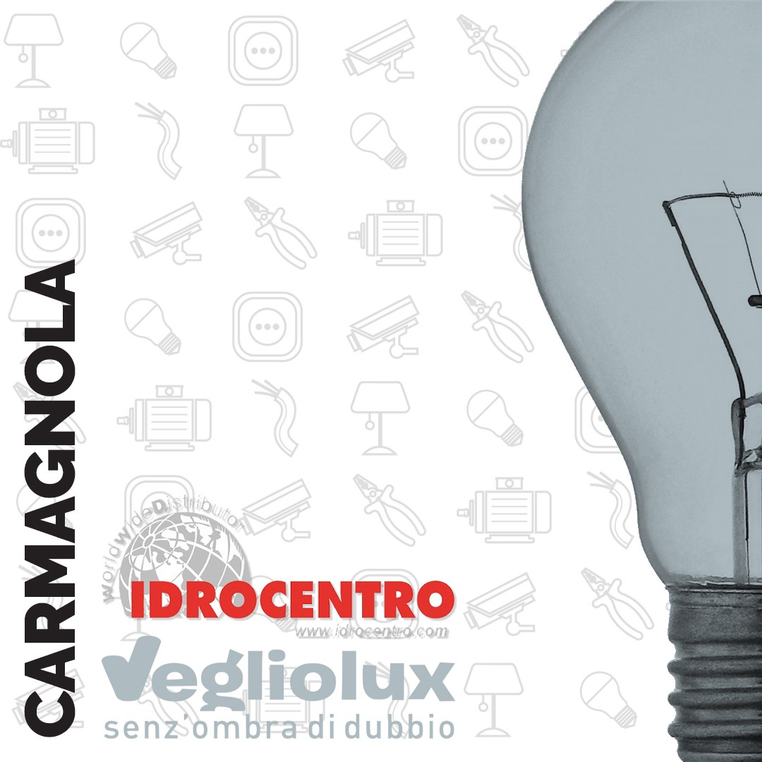 Carmagnola: un punto vendita di Vegliolux per Illuminazione e elettroforniture