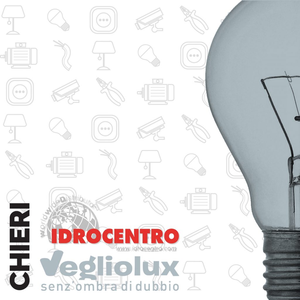 Chieri: un punto vendita di Vegliolux per Illuminazione e elettroforniture