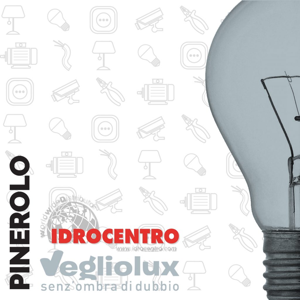 Pinerolo: un punto vendita di Vegliolux per Illuminazione e elettroforniture