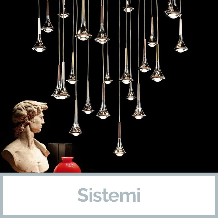 Sistemi di lampadari e illuminazione da Vegliolux il meglio dell'Illuminazione Torino e dei lampadari Torino