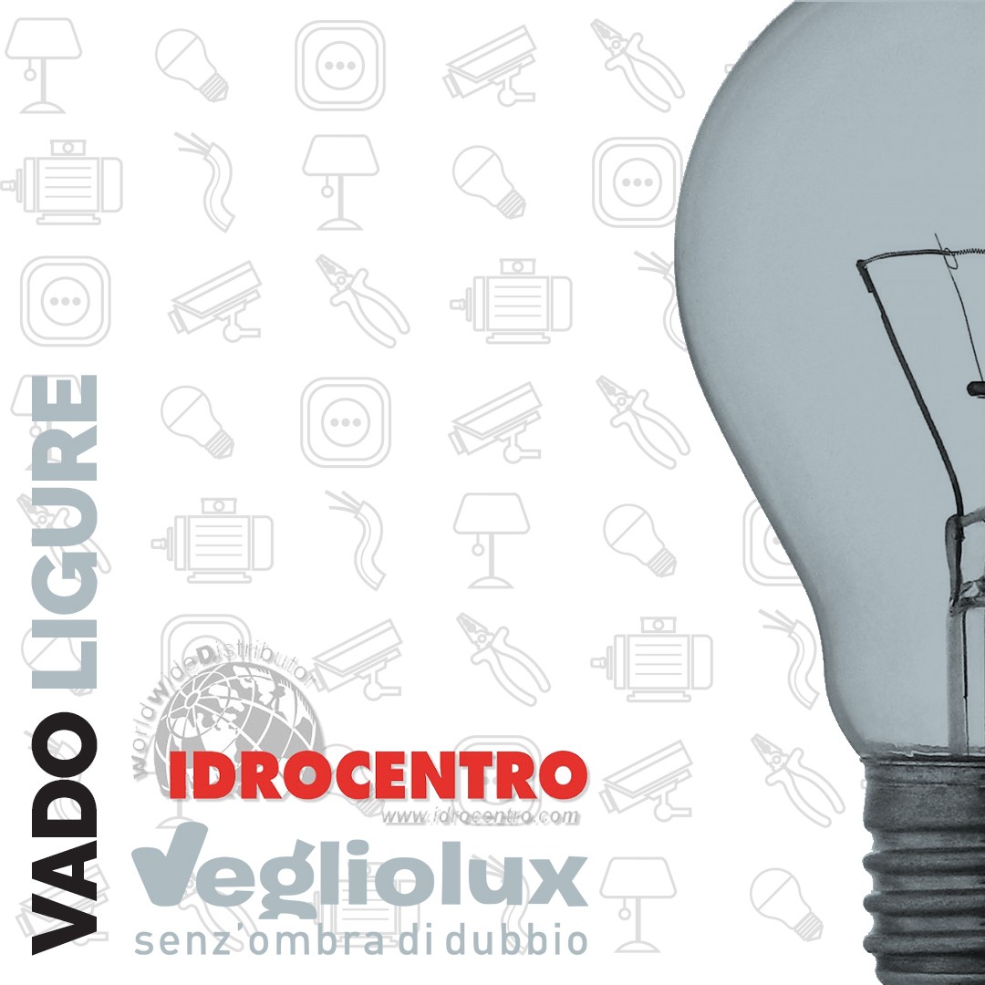 Vado Ligure: un punto vendita di Vegliolux per Illuminazione e elettroforniture