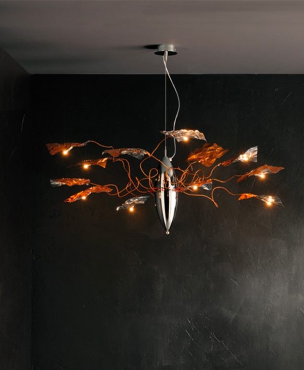 Lucifero Cays: lampadario sospensione soffitto da Vegliolux, un marchio del gruppo Idrocentro, gli specialisti di illuminazione e elettroforniture. Acquista nei nostri punti vendita di Piemonte, Liguria, Lombardia e Valle d'Aosta