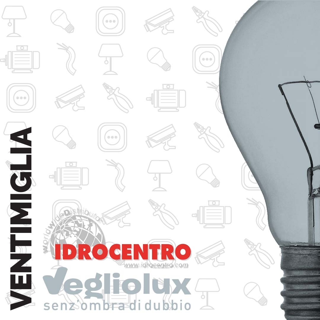 Ventimiglia: un punto vendita di Vegliolux per Illuminazione e elettroforniture