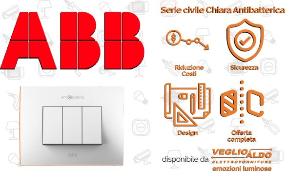 Abb serie civile chiara: novità illuminazione Torino Fb