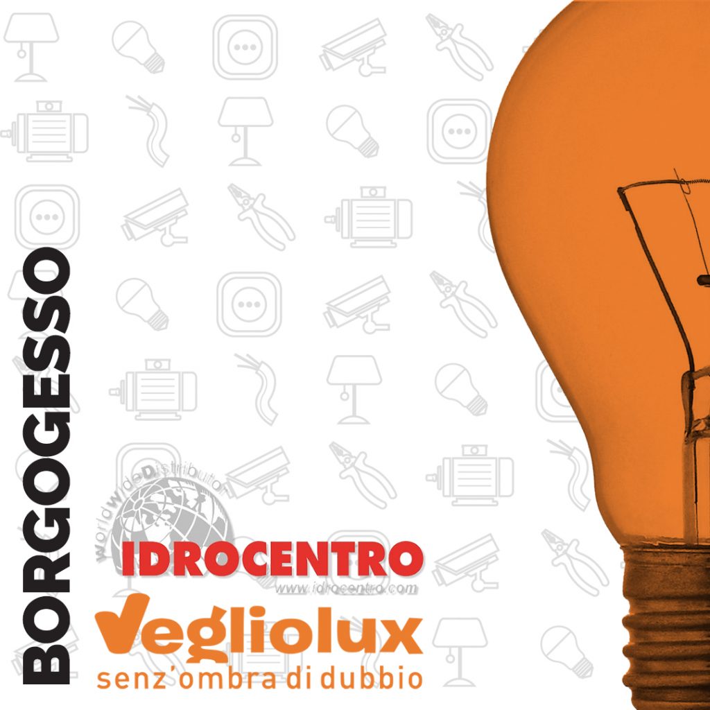 Cuneo Borgogesso: un punto vendita di Vegliolux per Illuminazione e elettroforniture, un marchio del gruppo Idrocentro