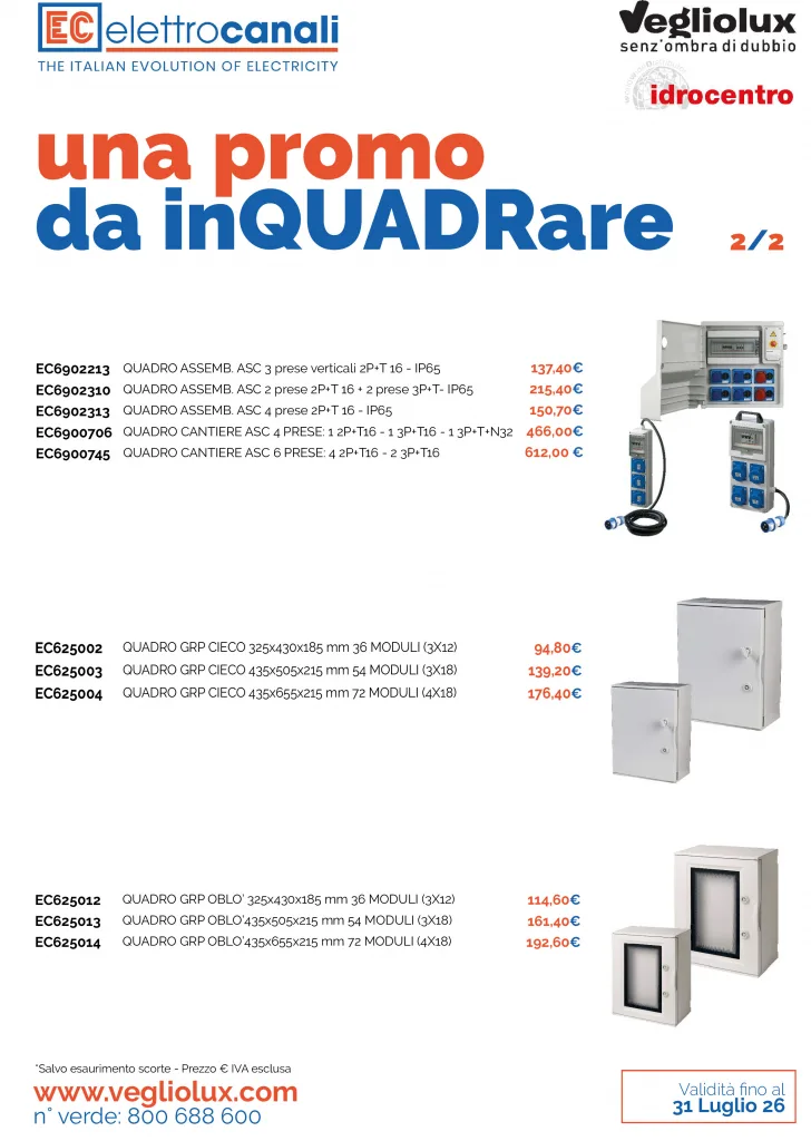 EC - Promo da inquadrare
