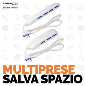 Multiprese Salva Spazio Master Divisione Elettrica da Veglio Aldo Torino