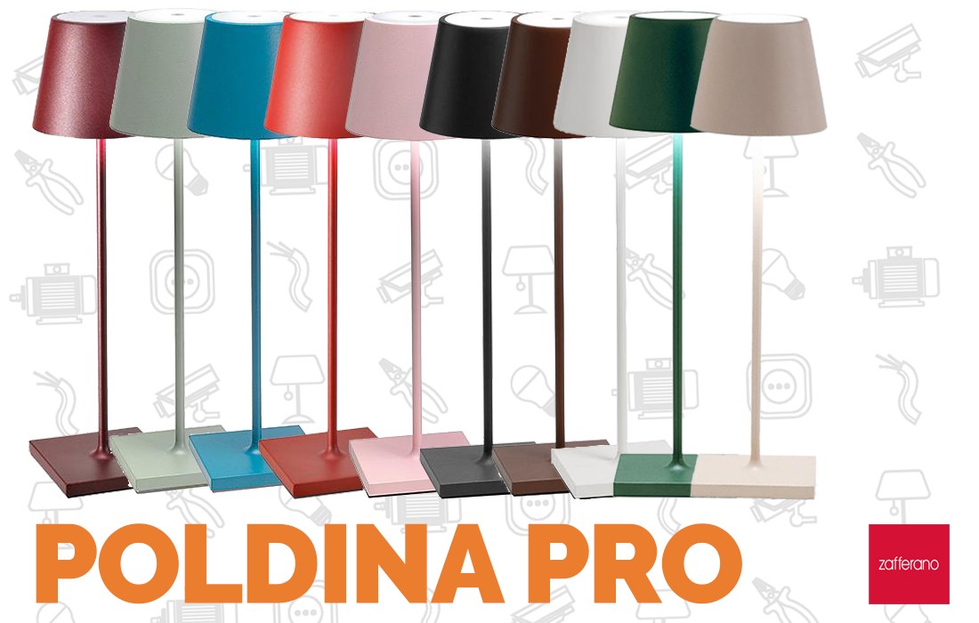 Zafferano Poldina Pro in 11 colori da Veglio Aldo, gli specialisti di Illuminazione Torino