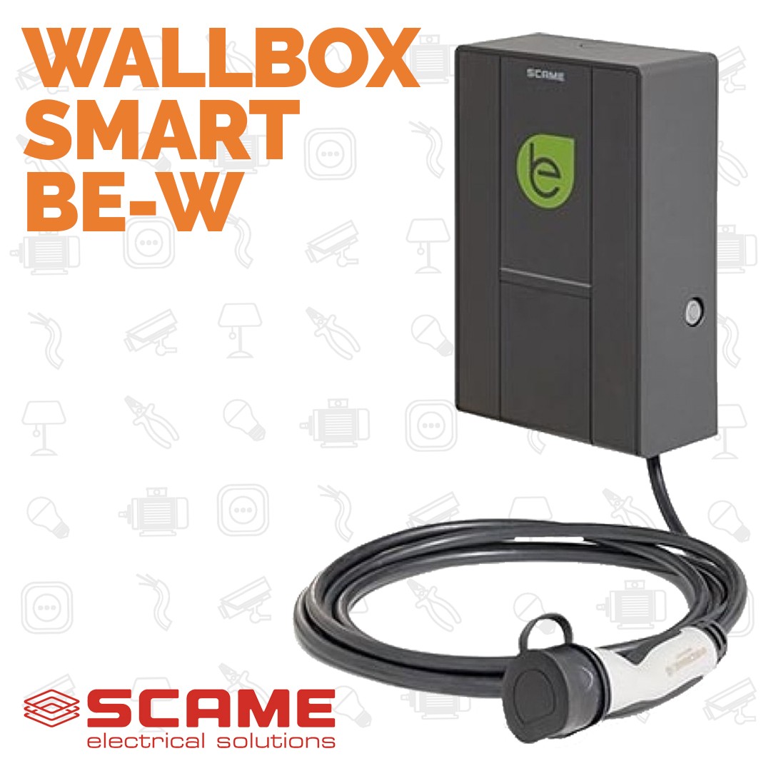 Wallbox Smart BE-W di Scame: mobilità elettrica e green da Vegliolux